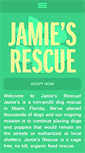 Mobile Screenshot of jamiesrescue.com